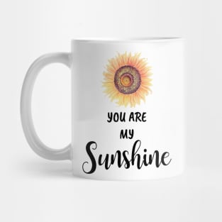 Sunflower You Are My Sunshine Mug